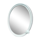 50x40 cm enamelled cast oval mirror