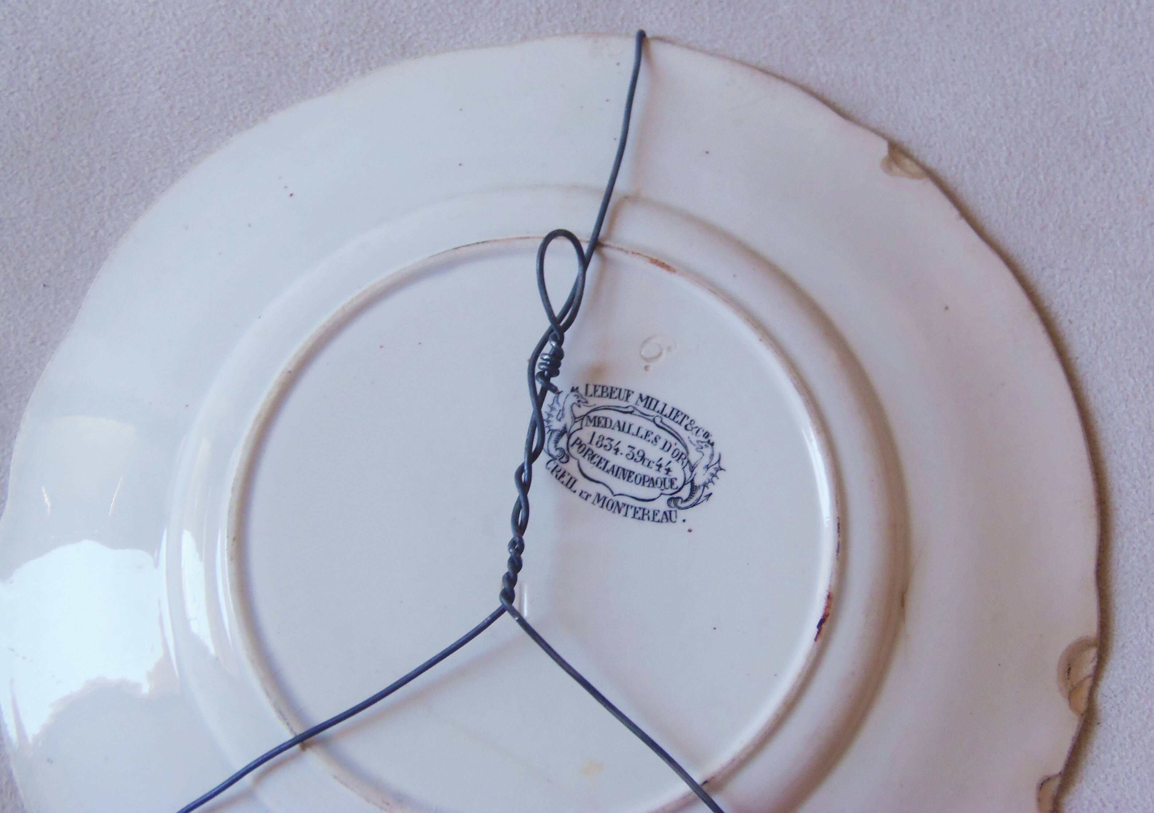 Creil and Monterau plate