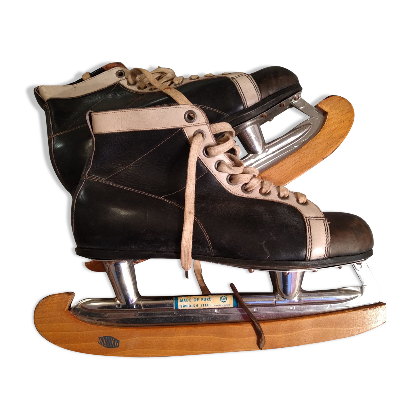 vintage sweden donnay ice skates