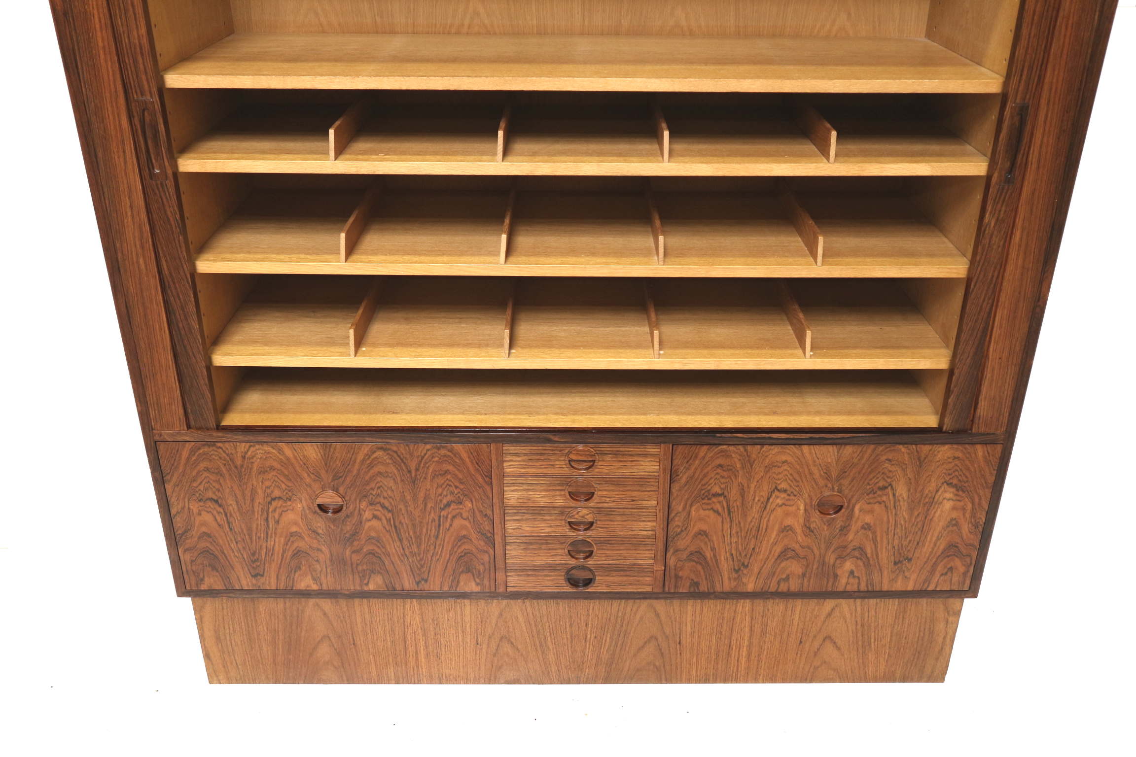 Xxl vintage rosewood sideboard / highboard made in the 60s