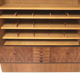 Xxl vintage rosewood sideboard / highboard made in the 60s