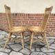 Pair of rattan chairs