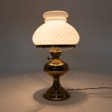 Lampe de table en laiton du milieu du siècle, années 1950