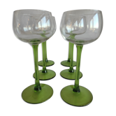 Lot verres à vin Alsace