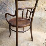Fischel armchair in curved wood 1920