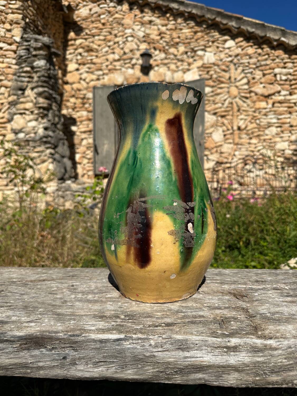Terracotta vase