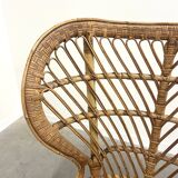Gio Ponti rattan chair, Italy 1960s