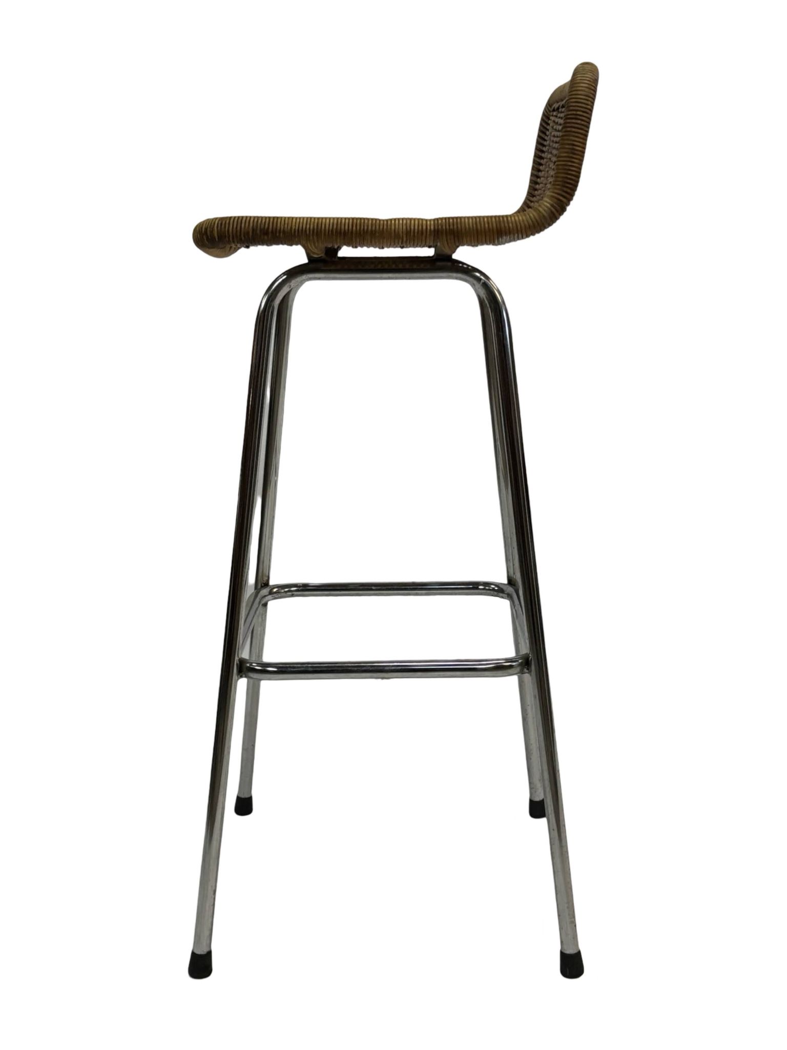 Vintage stool barstool Dirk van Sliedregt Rohe Noordwolde 1960 Netherlands