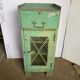 Cabinet with 1 door and 1 industrial metal drawer, 1950