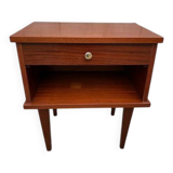 Vintage wooden bedside table
