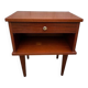 Vintage wooden bedside table