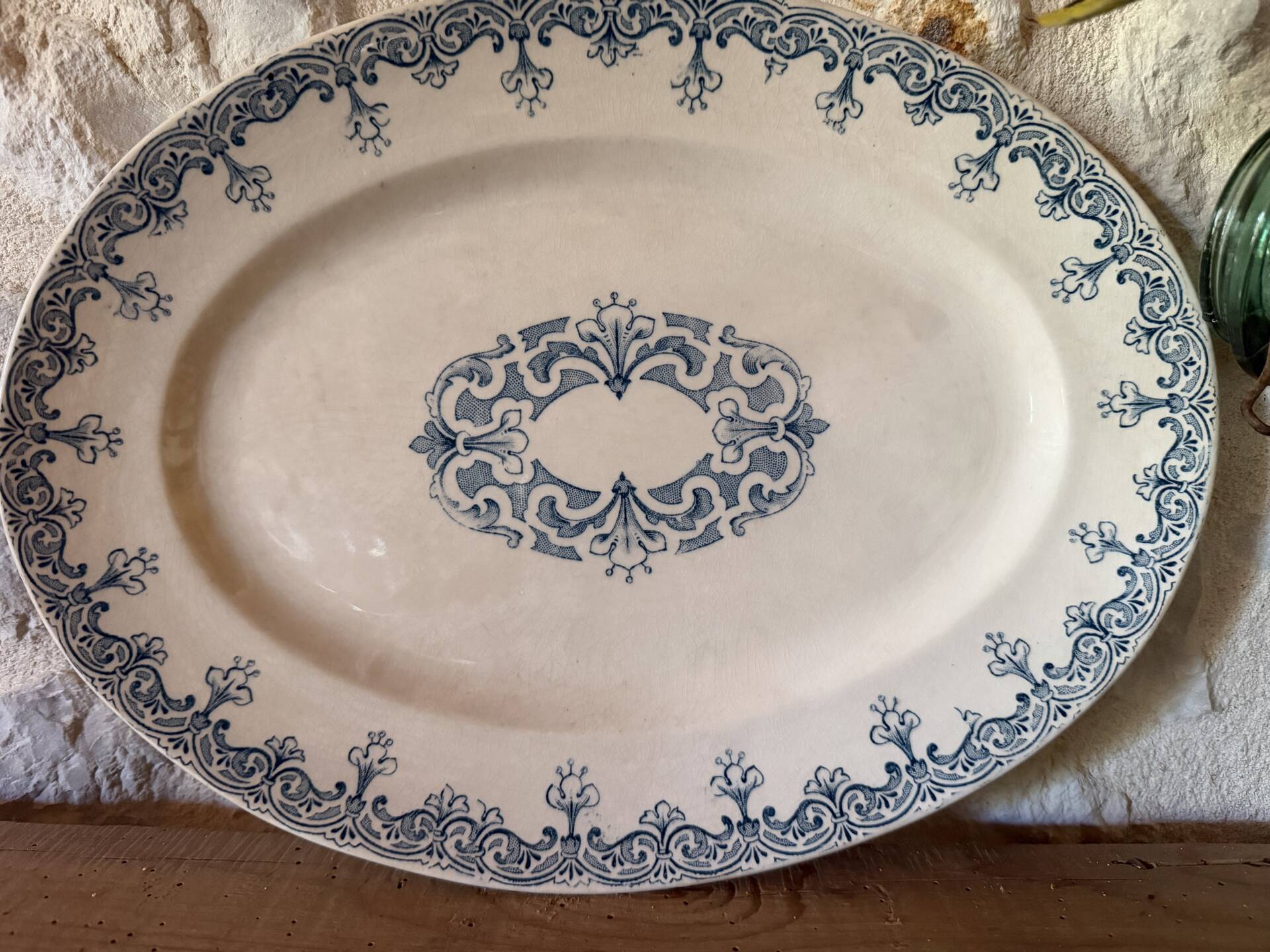 Plat Creil et Montereau en terre de fer