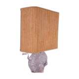 1970s Glass table lamp by Daum, France