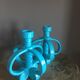 Pair of candlesticks vintage ceramic