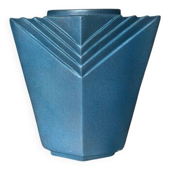 Vase art déco bleu ciel
