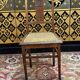 3 caned art deco chairs