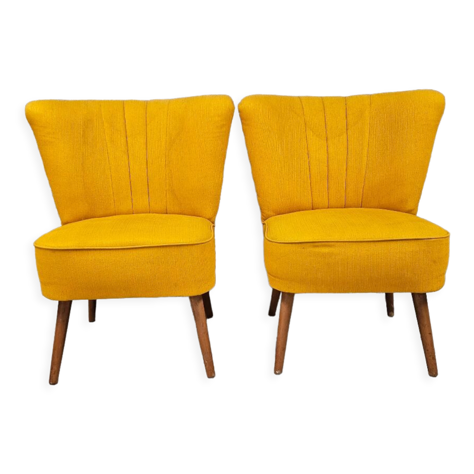 Pair of cocktail armchairs 1960s