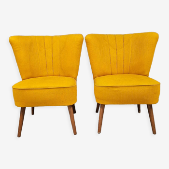 Pair of cocktail armchairs 1960s