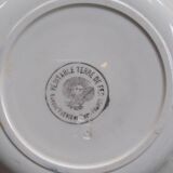Vintage iron earth soup plates