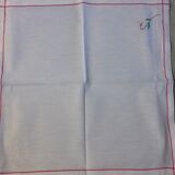 Grande nappe brodée tulipes