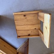 Massive pine teenage desk Roche and Bobois 1980s