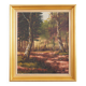 Painting „The Deep in the forest”, Scandinavian design, 1970s