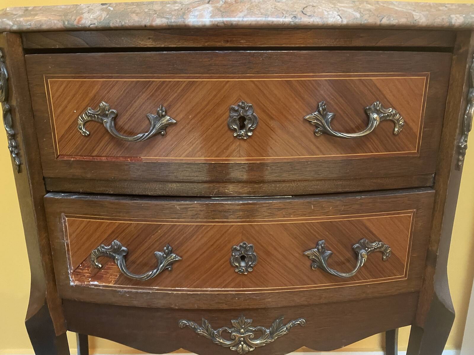 Louis XV style chest of drawers