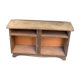 Wooden sideboard without doors for vintage dolls