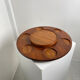 Teak rotating tray Denmark 1970