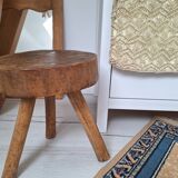 Brutalist tripod stool