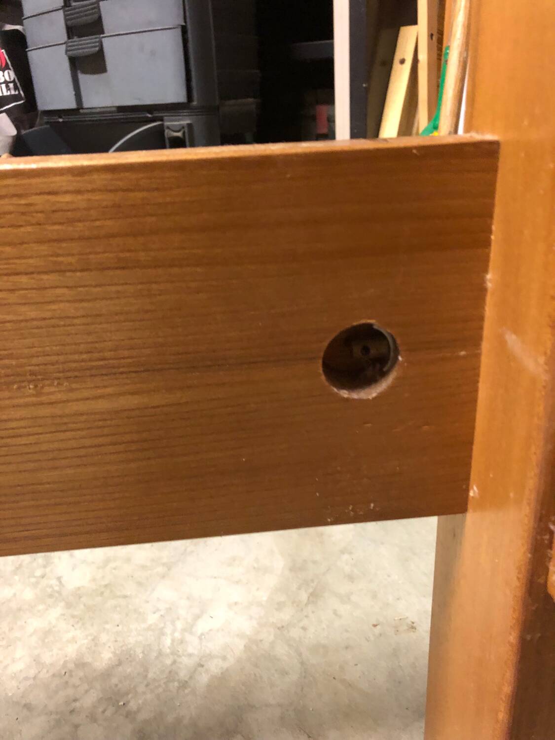 Maison Regain solid elm single trundle bed