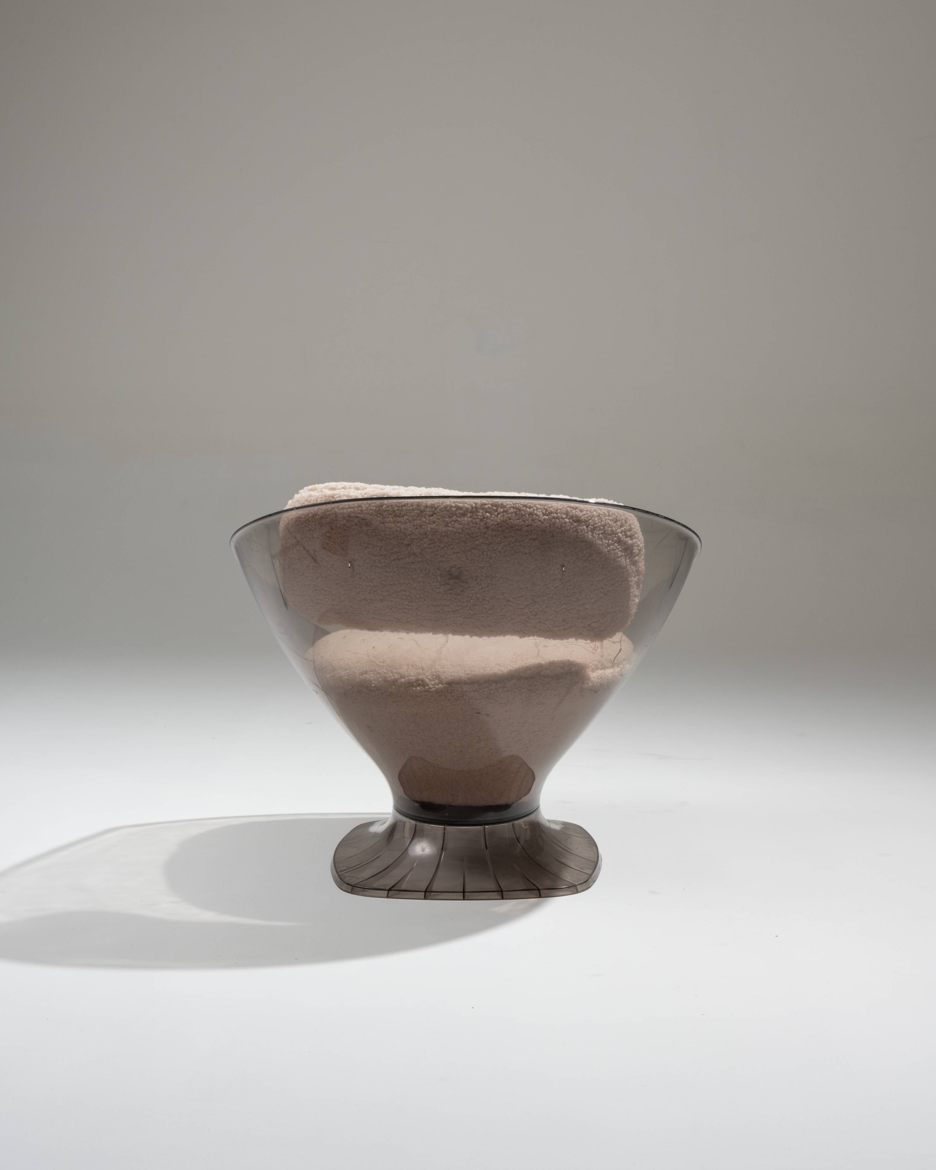 Pair of raphael raffel lounge chairs, 1980s