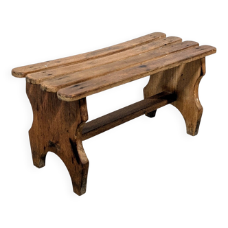 Small wooden stool / footrest