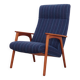 Fauteuil en teck, design danois, années 1970, production : Danemark