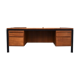 Scandinavian teak and metal desk circa 1970