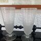 Lot de 4 verres à pied gravés de style Art Déco