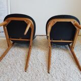 Pair of Baumann chairs model Pegasus circa 1960