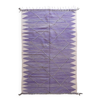 Purple Kilim Rug - 312 x 200 cm