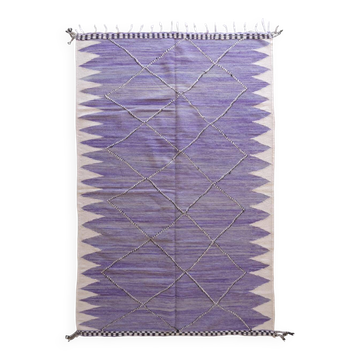 Purple Kilim Rug - 312 x 200 cm