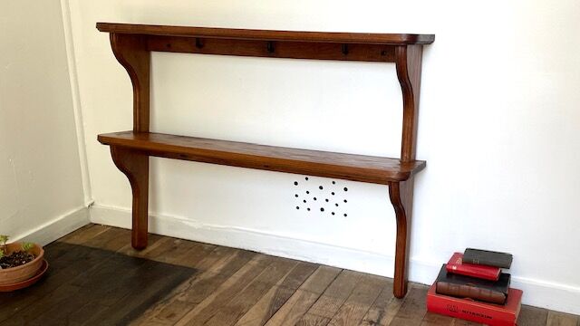 VINTAGE Solid Oak SHELF