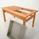 Oak planter bench “Florida”