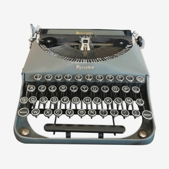 Grey Remington typewriter