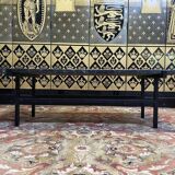 Table basse 1950/1960 en fer et marbre