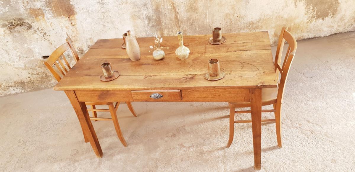 Vintage farm table