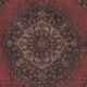 Vintage Turkish hallway rug 101x404 cm