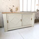 White sliding craft furniture
