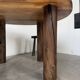 Round table 1950s constructivist walnut