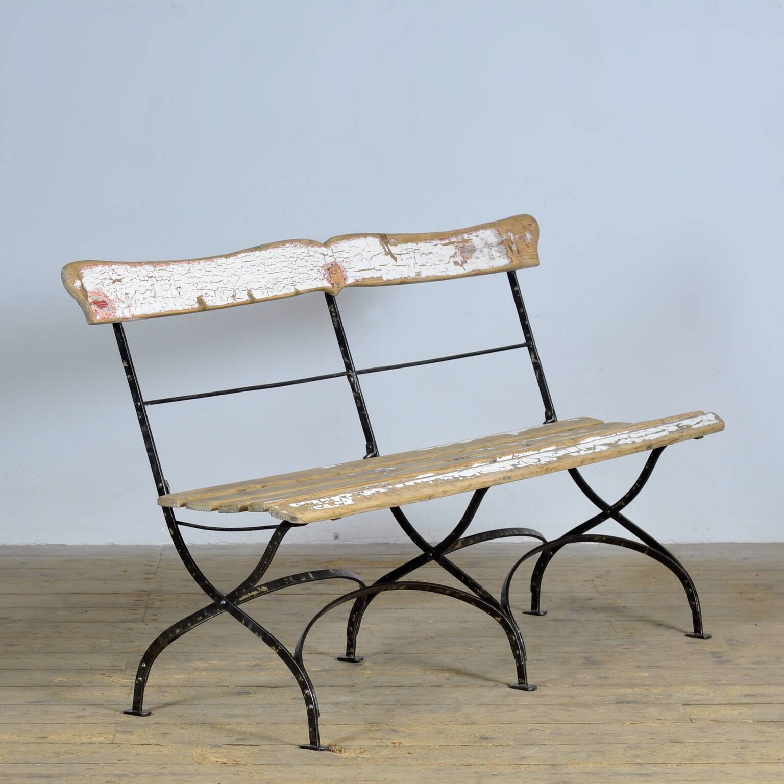 Folding bench, circa 1900