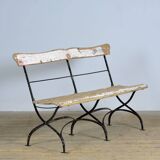 Folding bench, circa 1900