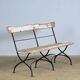 Folding bench, circa 1900